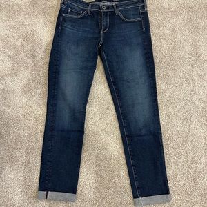 AG jeans rolled hem